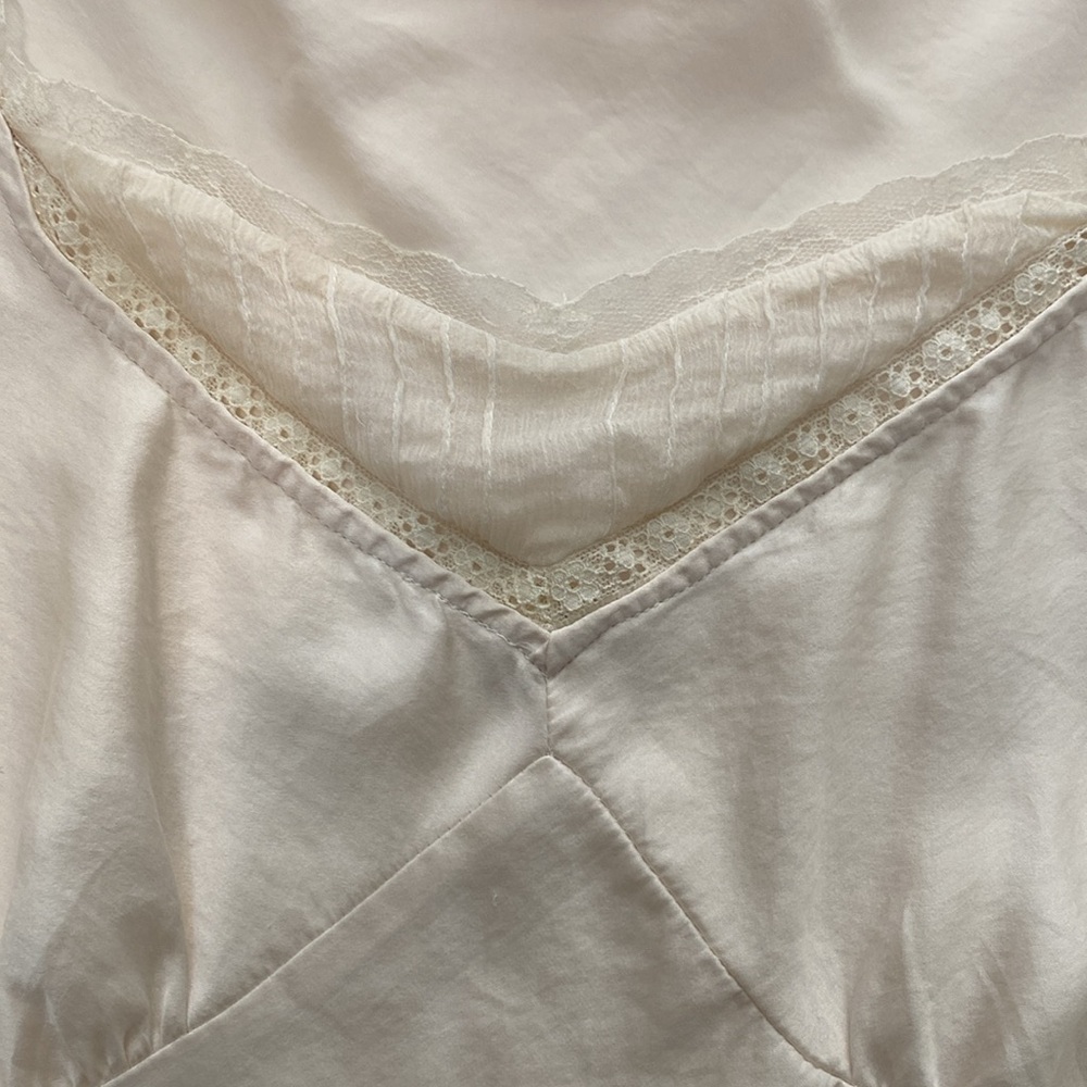 Vintage Sunny Leigh Romantic Silk Blouse size Large - Picture 5 of 7